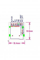M2801002 Wav Mp3 Player Modülü  Micro Sd 32G TF Kart Ses Müzik Çalma Kartı IR Kumanda Desteği 11 - 8
