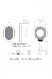 Adafruit 8 Ohm 1 Watt Hoparlör 4227 Mini Oval Hoparlör Speaker - 8