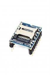 WTV020 Mini Mp3 Wav Player Modülü  Micro Sd 1G TF Kart Ses Müzik Çalma Kartı16 Bit PWM DAC 3W - 7