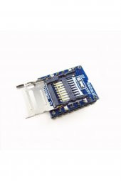 WTV020 Mini Mp3 Wav Player Modülü  Micro Sd 1G TF Kart Ses Müzik Çalma Kartı16 Bit PWM DAC 3W - 8