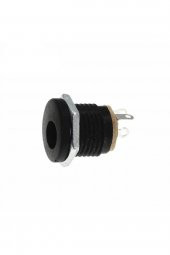 5.5x 2.1mm Plastik DC Güç Soketi Panel Montaj Power Jack Adaptör - 7