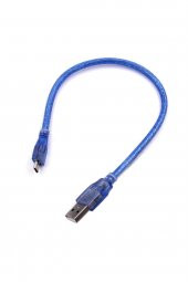 30cm Micro Usb Kablo Mavi 480 Mbps USB 2.0 Hot Swap - 1