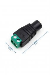 2.1mm Adaptör Klemens Dönüştürücü Terminal 24VDC 5A - 1