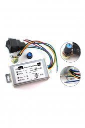 20A 60V DC Motor Pwm Hız Kontrol Devresi 0-100 Ayarlanabilir İleri Geri Durdurma Yön Kontrol Anahtarlı Fan - 3