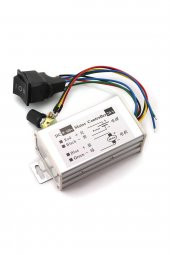 20A 60V DC Motor Pwm Hız Kontrol Devresi 0-100 Ayarlanabilir İleri Geri Durdurma Yön Kontrol Anahtarlı Fan - 4