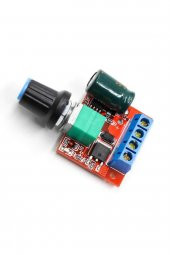 5V / 35V 5A Mini DC Motor Sürücü Hız Kontrol Devresi  0-100 Pot Kontrollü Pwm DC Led Dimmer - 3