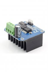 24V 40A Çift BTS7960B DC Motor Sürücü Modül  Pwm H Köprü Yüksek Akım 43A Büyük Soğutucu Selenoid - 5