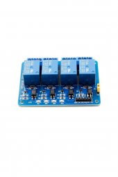4 Kanal 12V Röle Modül  AC 250V 10A  Optokuplör İzolasyon - 4