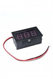 0.56 AC 70-500V Dijital Kırmızı Voltmetre İki Telli Panel Tip - 5