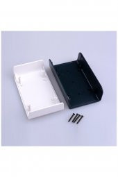 AK-S-03 Plastik Kutu A11 ( Siyah-Beyaz ) Elektronik Devre Kutusu - 2