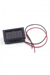 0.56 AC 70-500V Dijital Kırmızı Voltmetre İki Telli Panel Tip - 6