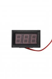 0.56 AC 70-500V Dijital Kırmızı Voltmetre İki Telli Panel Tip - 8