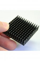 Aluminyum Soğutucu 4x4cm   40x40mm 143 Kanat Pasif Radyatör Peltier Led Elektronik Devre Entegre Vga Ram Memory - 2