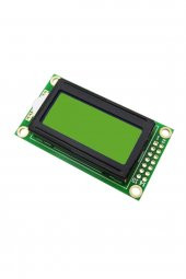 0802A 2x8 Yeşil Karakter LCD Modül  Display Ekran 5V Siyah Yazı 8X2 8 X 2 Lcd Menü Yazı - 3