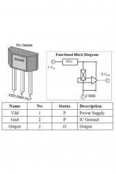 SS49E Manyetik Alan Algılama Sensörü  Hall Effect  ±1000 Gauss - 4