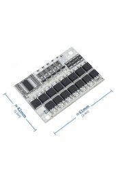 BMS 5S 100A Koruma Kartı Lityum Batarya Balans Versiyon 18650 Pil - 1