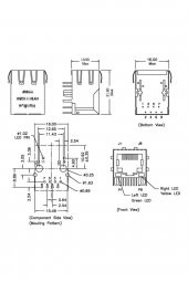 Trafolu RJ45 Ethernet Soketi HY911108H - 8