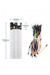 Breadboard Seti - MB-102 + 65 Parça Kablo Seti + Bb. Güç Kaynağı - 1