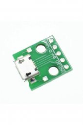 Micro Usb To Dip Çevirici Pcb 5V Usb Haberleşme Deney Prototip - 5