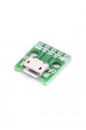 Micro Usb To Dip Çevirici Pcb 5V Usb Haberleşme Deney Prototip - 6