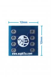 SOIC8 to DIP8 Smd Çevirici Pcb  SOP8 Elektronik Devre Kartı Prototip Deney Kartı Proto Pertenaks - 8