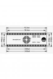 0.5MM TQFP-2 PCB - TQFP16 TQFP32 TQFP48 Proto Pcb Pertenaks Devre - 2