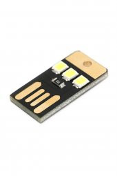 Usb Led Lamba Modülü Mini Çok İnce Led Işık Kamp Gece Lambası - 1