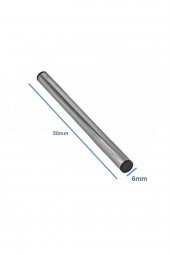 Çelik Sensör Başlığı 6x50mm Kılıf  Sıcaklık Isı Sensör Kutusu Metal Tüp Boru D818b20 Ntc Lm35 - 5