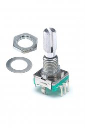 EC11 Rotary Encoder Butonlu 20 Adım Pwm 360 Derece Döner Butonlu Dijital Potansiyometre Menu Motor - 4