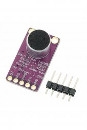 MAX9814 Amplikatörlü Analog Mikrofon Modülü  Stabil Otomatik 60db Kazanç Kontrol - 3