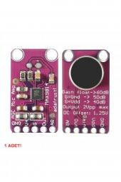 MAX9814 Amplikatörlü Analog Mikrofon Modülü  Stabil Otomatik 60db Kazanç Kontrol - 6