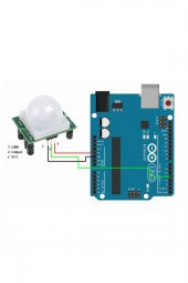HC-SR501 PIR Sensor Modül  Hareket Algılama Sensor Modülü Kızılötesi İnsan Canlı Algılayıcı Dedektör - 8