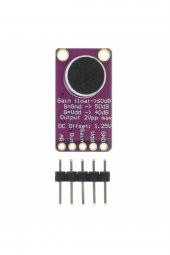 MAX9814 Amplikatörlü Analog Mikrofon Modülü  Stabil Otomatik 60db Kazanç Kontrol - 7