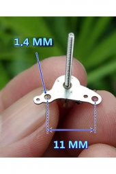 Micro Step Motor Uzun Mil 6x5,5mm 2 Faz  (Dikkat Çok Küçüktür !!) - 8