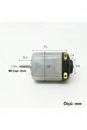 3V 6V DC Motor 130 DC Motor Oyuncak Motoru - 1
