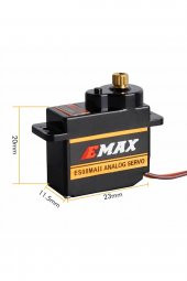 EMAX ES08MA II 12gr Mini Metal Dişli Analog Servo Motor - 6