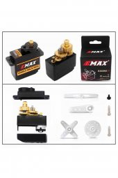 EMAX ES08MA II 12gr Mini Metal Dişli Analog Servo Motor - 7