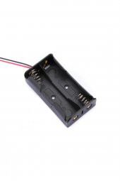 İkili 2 li 18650 Pil Yuvası Kablolu Tutucu 7.4V Pil Şarj Kutusu - 4