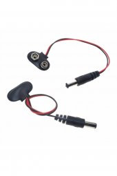 9V Pil Adaptör Dönüştürücü Bağlantı Kablosu 9 Volt Pil Arduino - 5