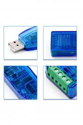USB to RS485 Modül Kutulu Otomatik Yön Kontrol AFC  Endüstriyel Tip Com Seri Port - 6