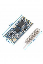 433Mhz 1000 Metre HC-12 1000mt RF Modül  Kablosuz Haberleşme Alıcı Verici Seri Port Uzaktan Kontrol - 1