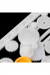 85 Parça Plastik Dişli Seti RC Çark Arduino Oyuncak Robot Araba - 7