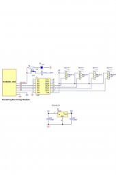 RX480-E 4 Kanal 433Mhz RF Kumanda Alıcısı Öğrenebilen Kablosuz EV1527 Uzaktan Kontrol Kapı Anahtar thumbnail 7