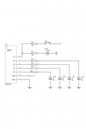RX480-E 4 Kanal 433Mhz RF Kumanda Alıcısı Öğrenebilen Kablosuz EV1527 Uzaktan Kontrol Kapı Anahtar thumbnail 8