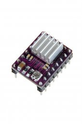 DRV8825 Step Motor Sürücü Modül + Soğutucu  32 Adım 1.5A 3D Yazıcı Robot CNC Reprap MKS GEN Ramps - 5