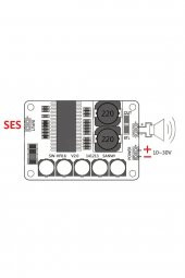 TDA8932 35W Mono Dijital Ses Yükseltici Amfi  DC 12V-36V Tek Kanal Class D Müzik Kuvvetlendirici - 5