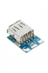 134N3P Powerbank Devresi Lityum Pil Şarj ve Koruma Modülü 5V 1A USB Çıkış  Micousb Lion 18650 - 6