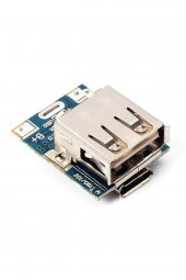 134N3P Powerbank Devresi Lityum Pil Şarj ve Koruma Modülü 5V 1A USB Çıkış  Micousb Lion 18650 - 7
