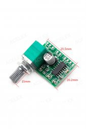 Ses Kontrol Potlu PAM8403 5V Mini Ses Yükseltici Class D 2x3w Amfi Kartı  Stereo Dijital - 8