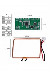 RDM6300 125 kHz RFID Kart Okuyucu  Kablosuz Manyetik Kart Okuyucu EM4100 Göstergeç Kimlik Stok - 7
